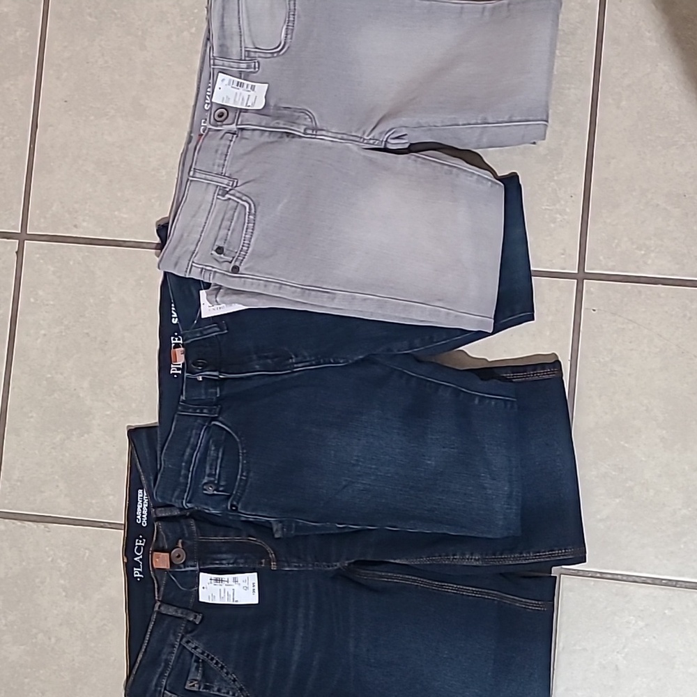 Bundle Of 3 new Childrens Place Pants Size 6 Husky